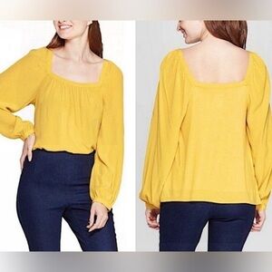 A New Day‎ Square Neck Top in Autumn Sunrise - M
